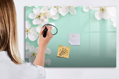Pizarra magnética de pared con rotulador Tablero de exhibición de fotos creativo