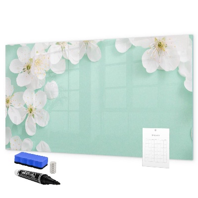 Pizarra magnética de pared con rotulador Tablero de exhibición de fotos creativo