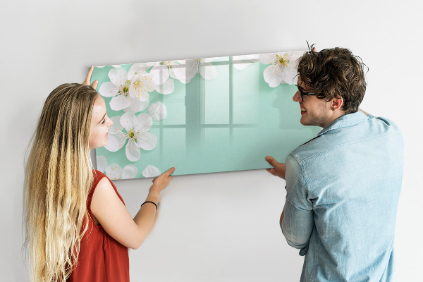Pizarra magnética de pared con rotulador Tablero de exhibición de fotos creativo