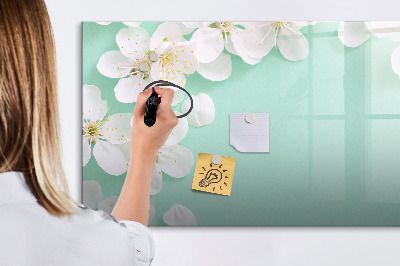 Pizarra magnética de pared con rotulador Tablero de exhibición de fotos creativo