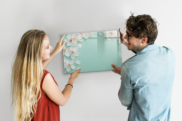 Pizarra magnética de pared con rotulador Tablero de exhibición de fotos creativo