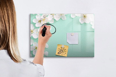 Pizarra magnética de pared con rotulador Tablero de exhibición de fotos creativo