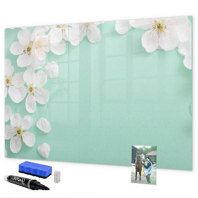 Pizarra magnética de pared con rotulador Tablero de exhibición de fotos creativo
