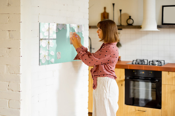 Pizarra magnética de pared con rotulador Tablero de exhibición de fotos creativo