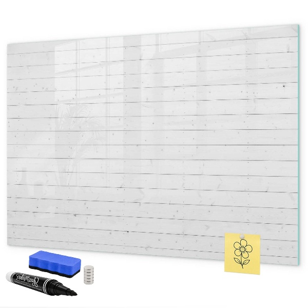 Pizarra magnética de pared con rotulador Tablero para fotos y notas