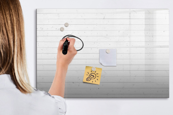 Pizarra magnética de pared con rotulador Tablero para fotos y notas