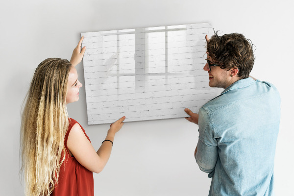Pizarra magnética de pared con rotulador Tablero para fotos y notas