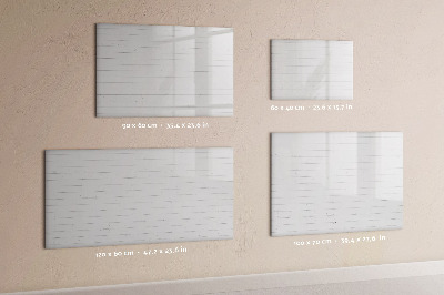 Pizarra magnética de pared con rotulador Tablero para fotos y notas