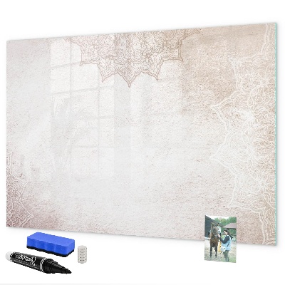 Pizarra magnética de pared con rotulador Tablero de notas y fotos