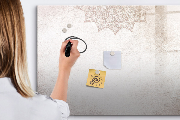 Pizarra magnética de pared con rotulador Tablero de notas y fotos