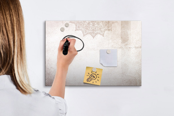 Pizarra magnética de pared con rotulador Tablero de notas y fotos