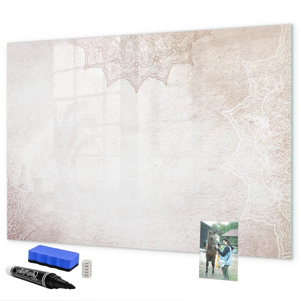 Pizarra magnética de pared con rotulador Tablero de notas y fotos
