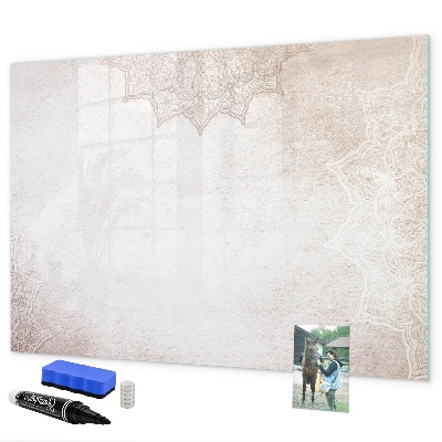Pizarra magnética de pared con rotulador Tablero de notas y fotos
