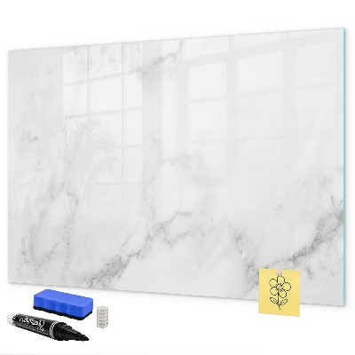 Pizarra borrable de cristal con imanes Tablero moderno para notas y fotos