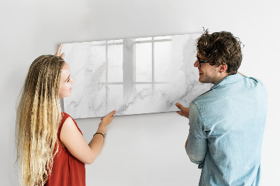 Pizarra borrable de cristal con imanes Tablero moderno para notas y fotos