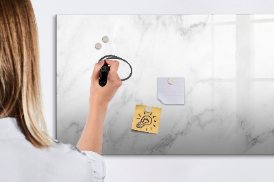 Pizarra borrable de cristal con imanes Tablero moderno para notas y fotos