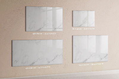Pizarra borrable de cristal con imanes Tablero moderno para notas y fotos