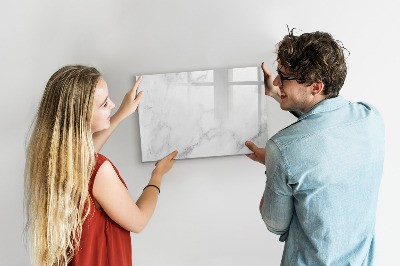 Pizarra borrable de cristal con imanes Tablero moderno para notas y fotos