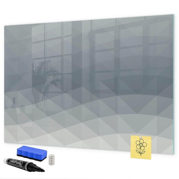 Pizarra magnética de pared con rotulador Conservando recuerdos con un estilo moderno.