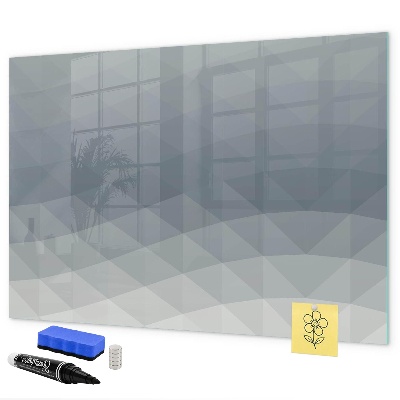Pizarra magnética de pared con rotulador Conservando recuerdos con un estilo moderno.