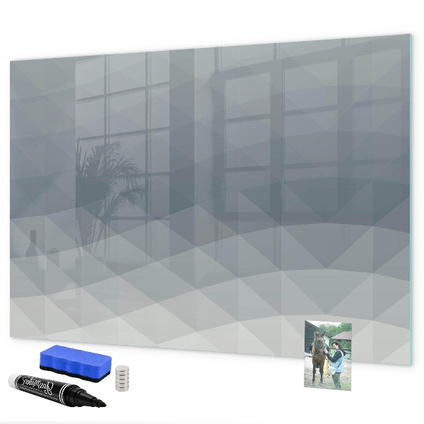 Pizarra magnética de pared con rotulador Conservando recuerdos con un estilo moderno.