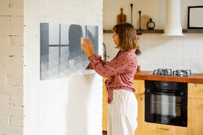 Pizarra magnética de pared con rotulador Conservando recuerdos con un estilo moderno.