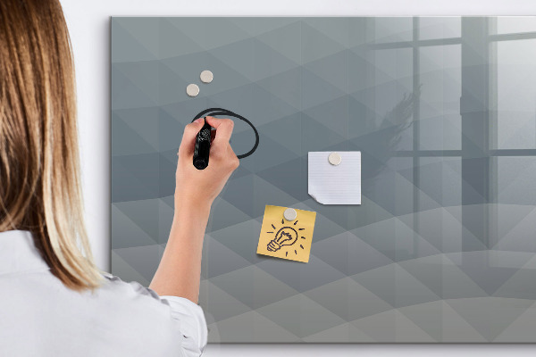 Pizarra magnética de pared con rotulador Conservando recuerdos con un estilo moderno.