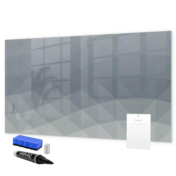Pizarra magnética de pared con rotulador Conservando recuerdos con un estilo moderno.