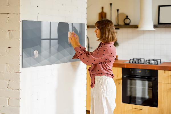 Pizarra magnética de pared con rotulador Conservando recuerdos con un estilo moderno.