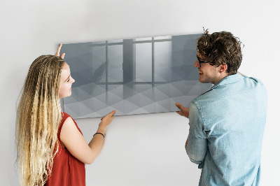 Pizarra magnética de pared con rotulador Conservando recuerdos con un estilo moderno.