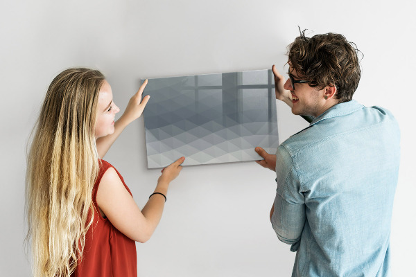 Pizarra magnética de pared con rotulador Conservando recuerdos con un estilo moderno.