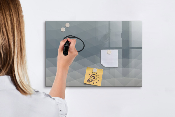 Pizarra magnética de pared con rotulador Conservando recuerdos con un estilo moderno.