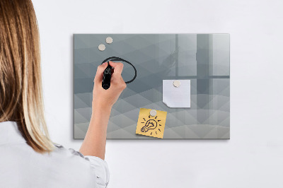 Pizarra magnética de pared con rotulador Conservando recuerdos con un estilo moderno.