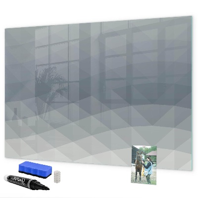 Pizarra magnética de pared con rotulador Conservando recuerdos con un estilo moderno.