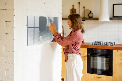 Pizarra magnética de pared con rotulador Conservando recuerdos con un estilo moderno.