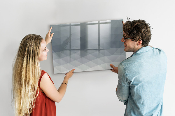 Pizarra magnética de pared con rotulador Conservando recuerdos con un estilo moderno.