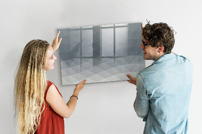 Pizarra magnética de pared con rotulador Conservando recuerdos con un estilo moderno.