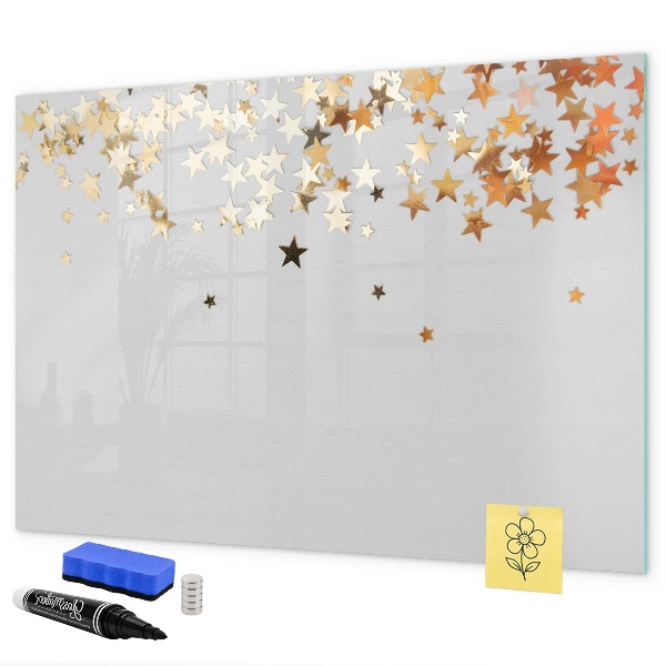 Pizarra magnética de pared con rotulador Tablero creativo para fotos y notas