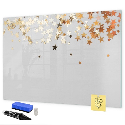 Pizarra magnética de pared con rotulador Tablero creativo para fotos y notas