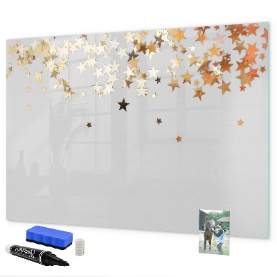 Pizarra magnética de pared con rotulador Tablero creativo para fotos y notas