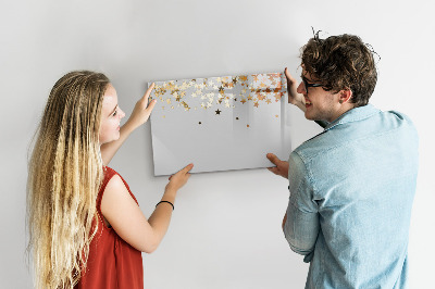 Pizarra magnética de pared con rotulador Tablero creativo para fotos y notas