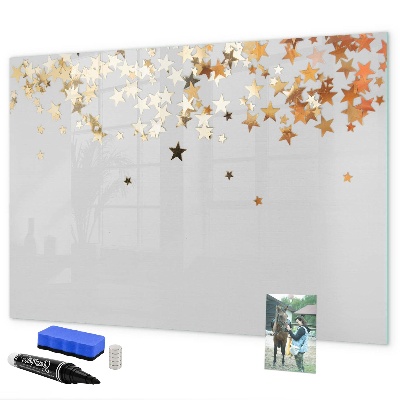 Pizarra magnética de pared con rotulador Tablero creativo para fotos y notas