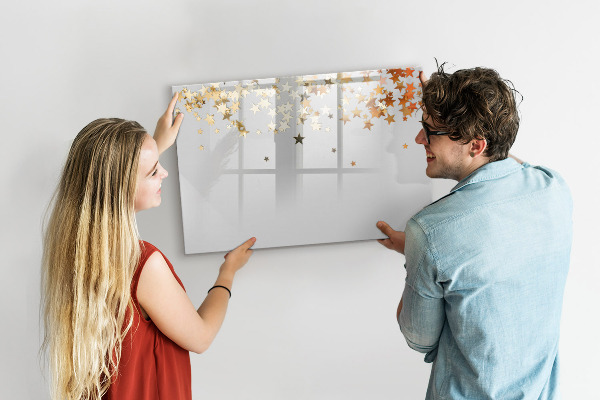Pizarra magnética de pared con rotulador Tablero creativo para fotos y notas