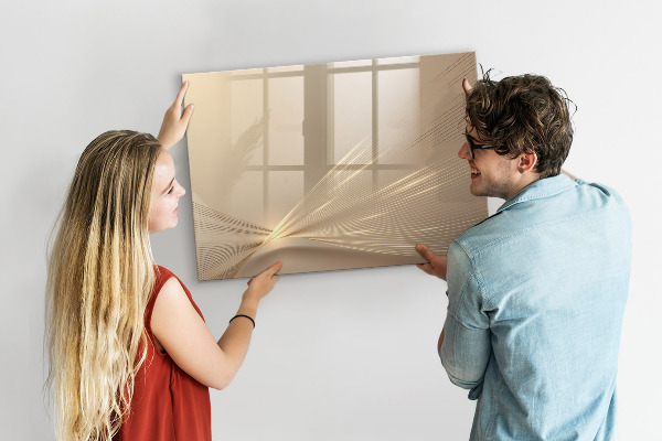 Pizarra magnética de pared con rotulador Tablero moderno para notas y fotos