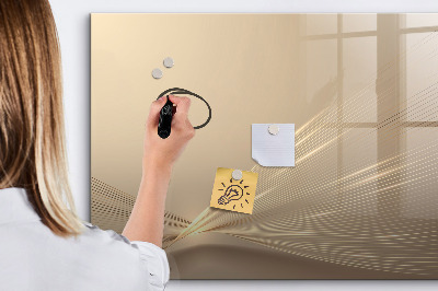 Pizarra magnética de pared con rotulador Tablero moderno para notas y fotos
