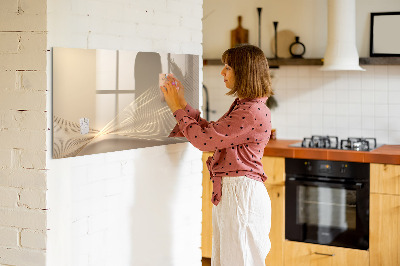 Pizarra magnética de pared con rotulador Tablero moderno para notas y fotos