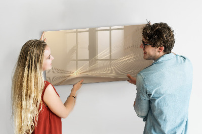 Pizarra magnética de pared con rotulador Tablero moderno para notas y fotos