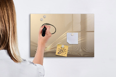 Pizarra magnética de pared con rotulador Tablero moderno para notas y fotos