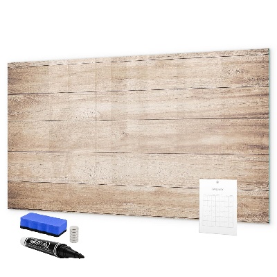 Pizarra magnética de pared con rotulador Un elegante tablero para notas y fotos.