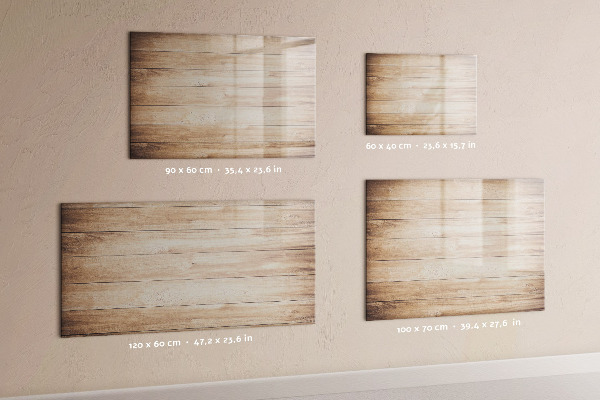 Pizarra magnética de pared con rotulador Un elegante tablero para notas y fotos.